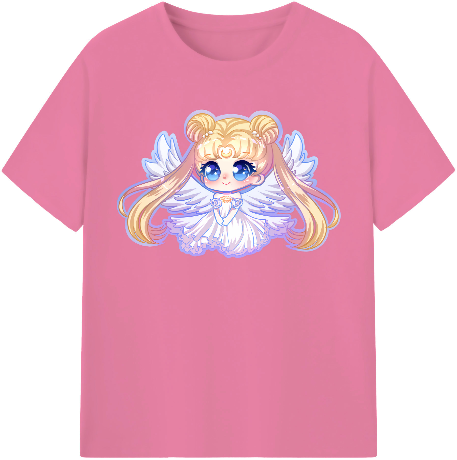（画像用） 美少女戦士セーラームーン 愛野 美奈子 あいの みなこ Sailor Moon Aino Minako 綿100％半袖Tシャツ（フロントプリント）